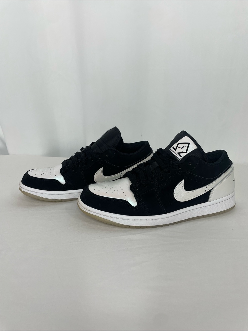 Nike Air Jordan 1 Low Diamond Shorts Black White Men’s Size 8 DH6931-001
